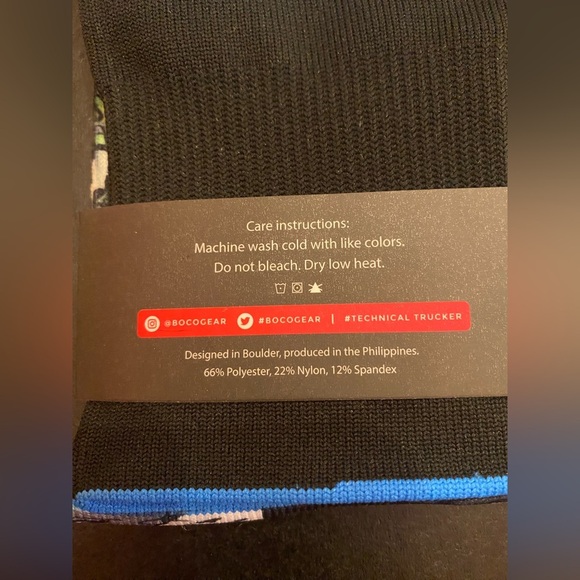 BOCO Gear No‎ Hands Bridge Performance 7” Crew Unisex Socks Size S/M - Picture 3 of 5